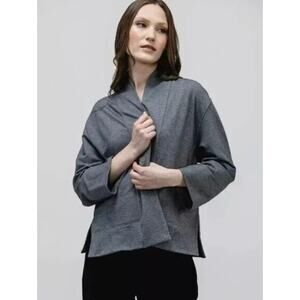 Ministry of Supply Oversized Fusion Terry Cardigan Sweatshirt Size M